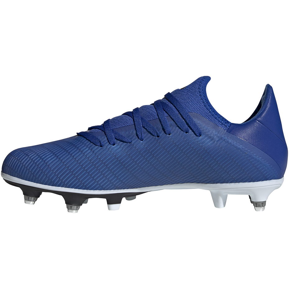 Buty piłkarskie adidas X 19.3 SG niebieskie EG7165 - obrazek 2
