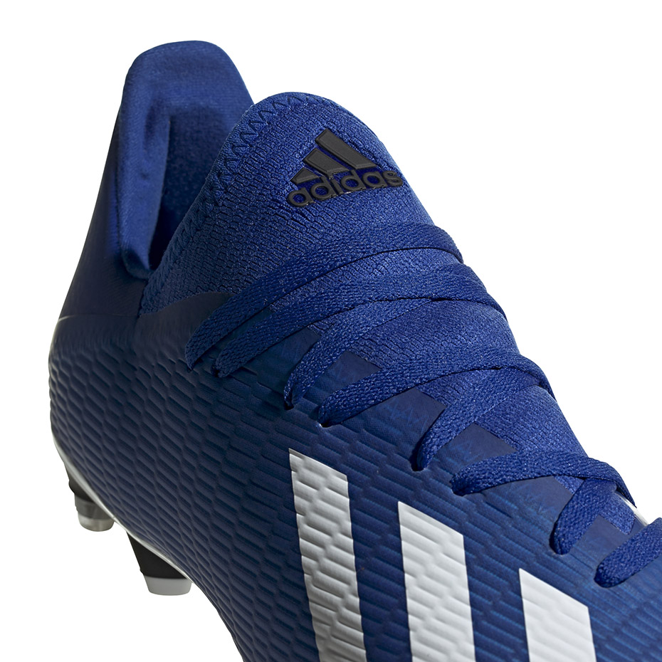 Buty piłkarskie adidas X 19.3 SG niebieskie EG7165 - obrazek 5