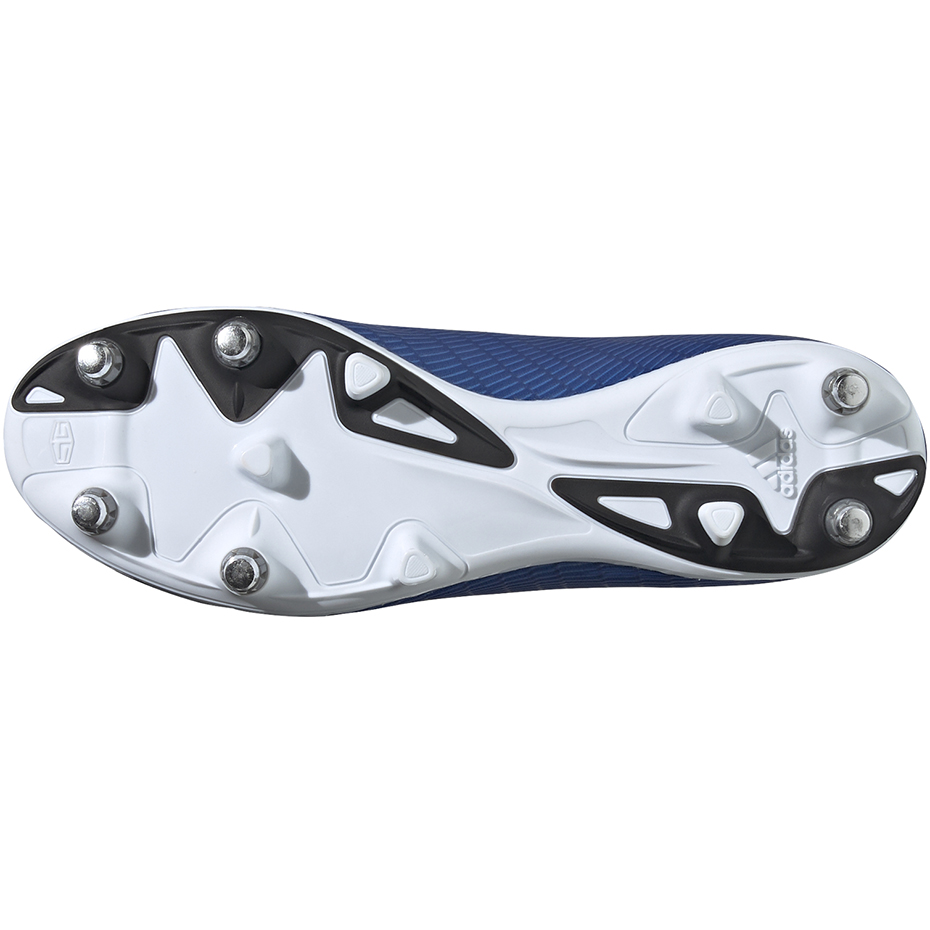 Buty piłkarskie adidas X 19.3 SG niebieskie EG7165 - obrazek 7