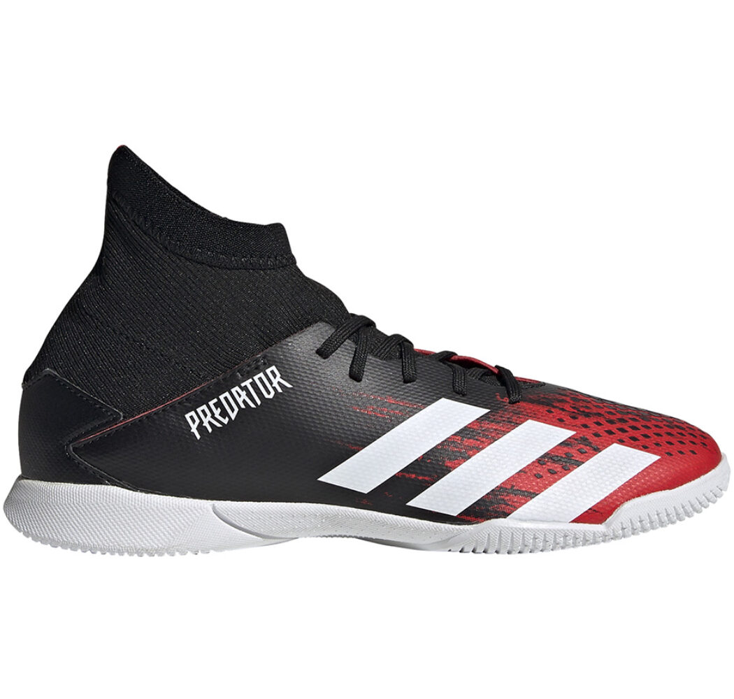 Buty piłkarskie adidas Predator 20.3 IN JR czarno-czerwone EF1954