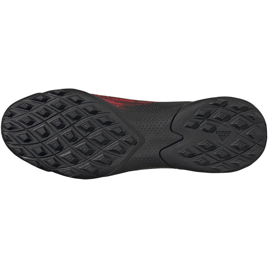 Buty piłkarskie adidas Predator 20.3 TF czarno-czerwone EF2208 - obrazek 7