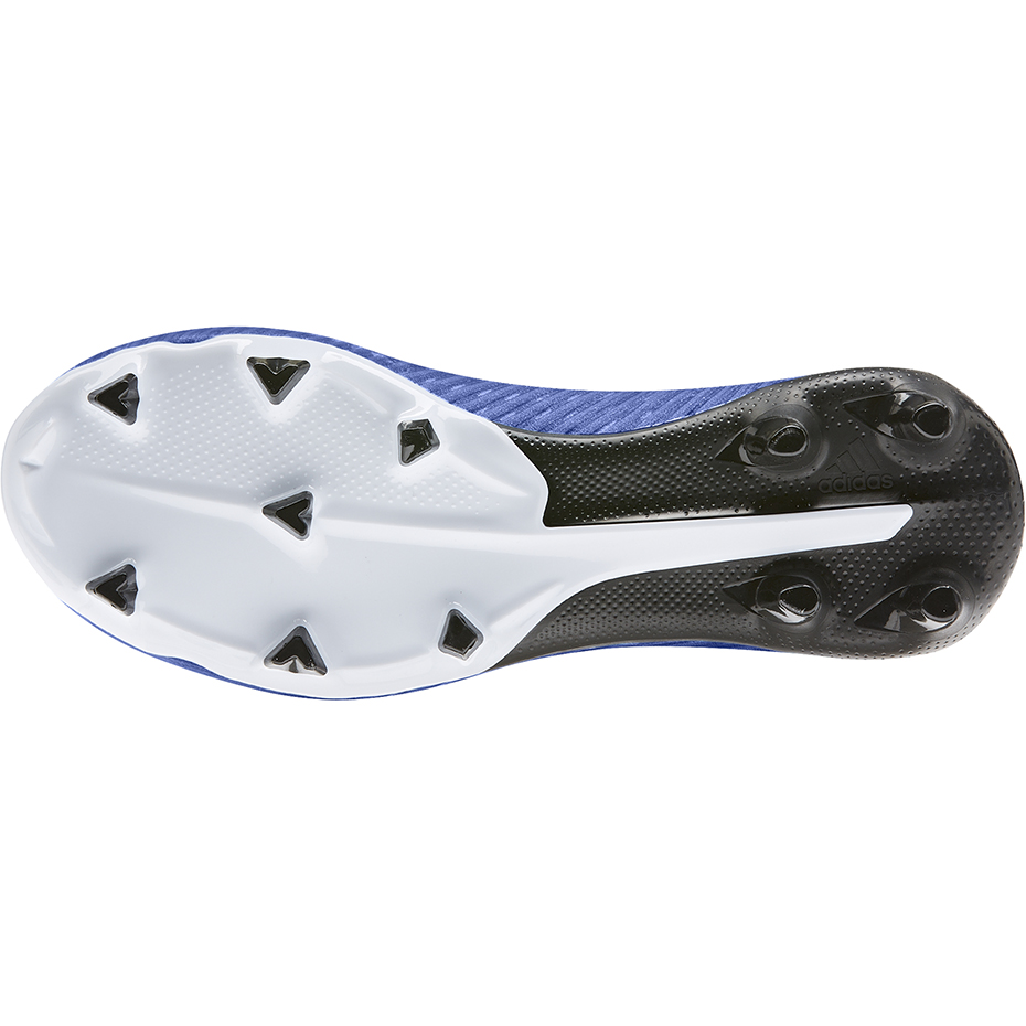 Buty piłkarskie adidas X 19.1 FG JR niebieskie EG7164 - obrazek 7