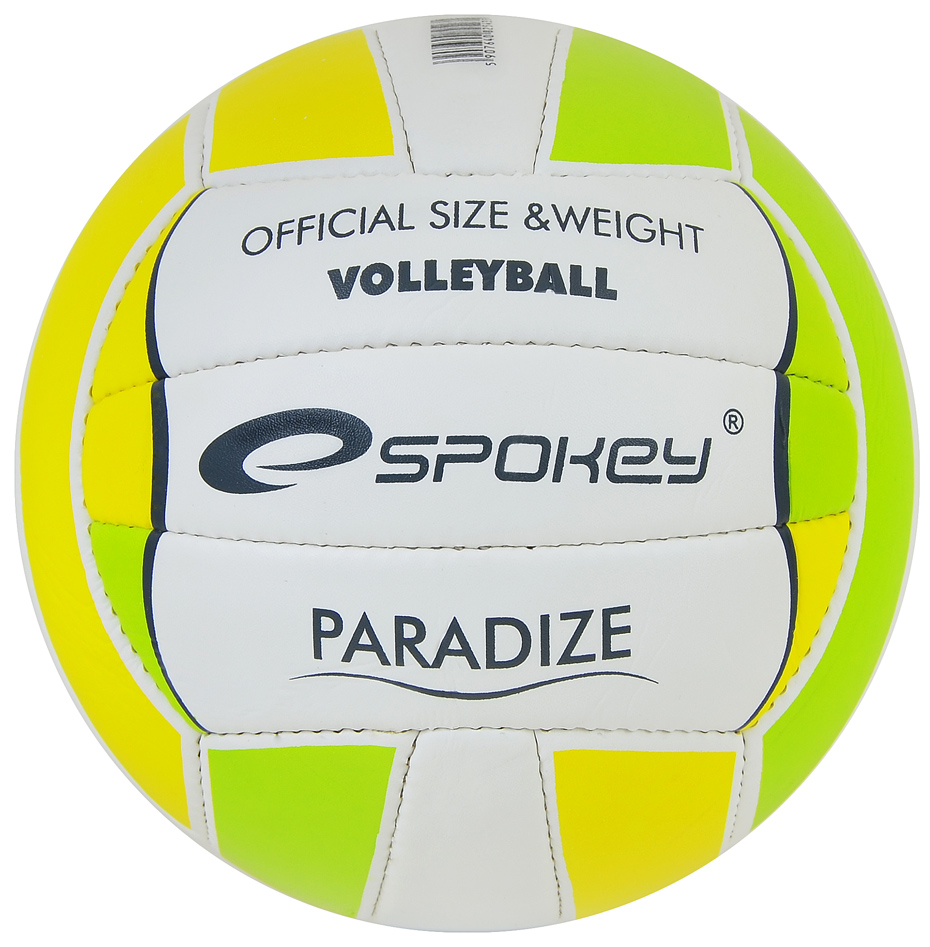PIŁKA SIATKOWA SPOKEY PARADIZE biało/żółto/limonkowa roz 5 /82543