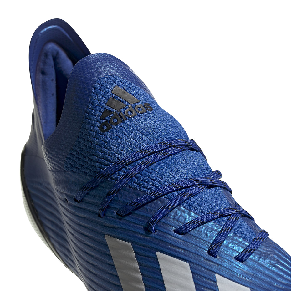 Buty piłkarskie adidas X 19.1 FG niebieskie EG7126 - obrazek 2