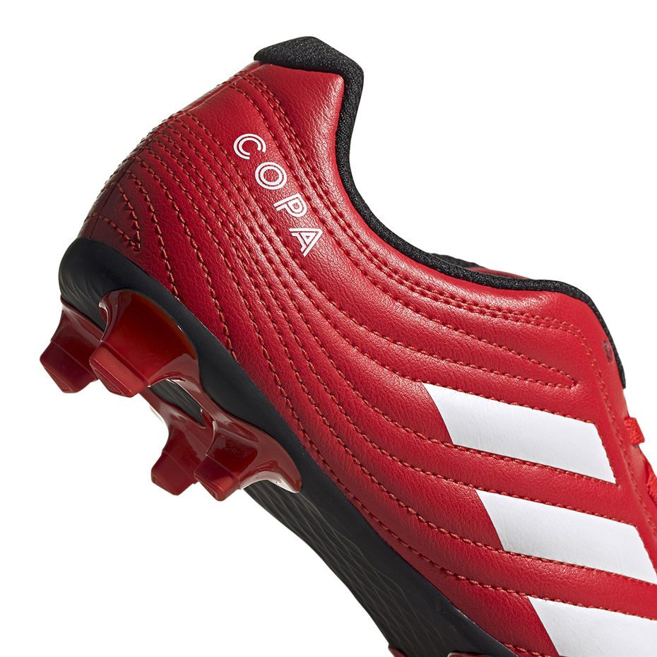Buty piłkarskie adidas Copa 20.4 FG JUNIOR czerwone EF1919 - obrazek 5