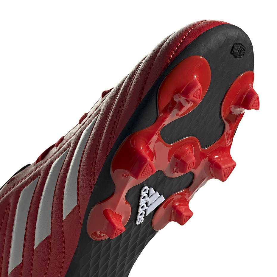 Buty piłkarskie adidas Copa 20.4 FG JUNIOR czerwone EF1919 - obrazek 6