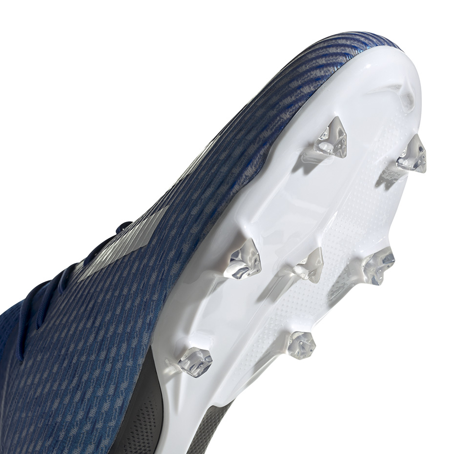 Buty piłkarskie adidas X 19.2 FG niebieskie EG7128 - obrazek 6