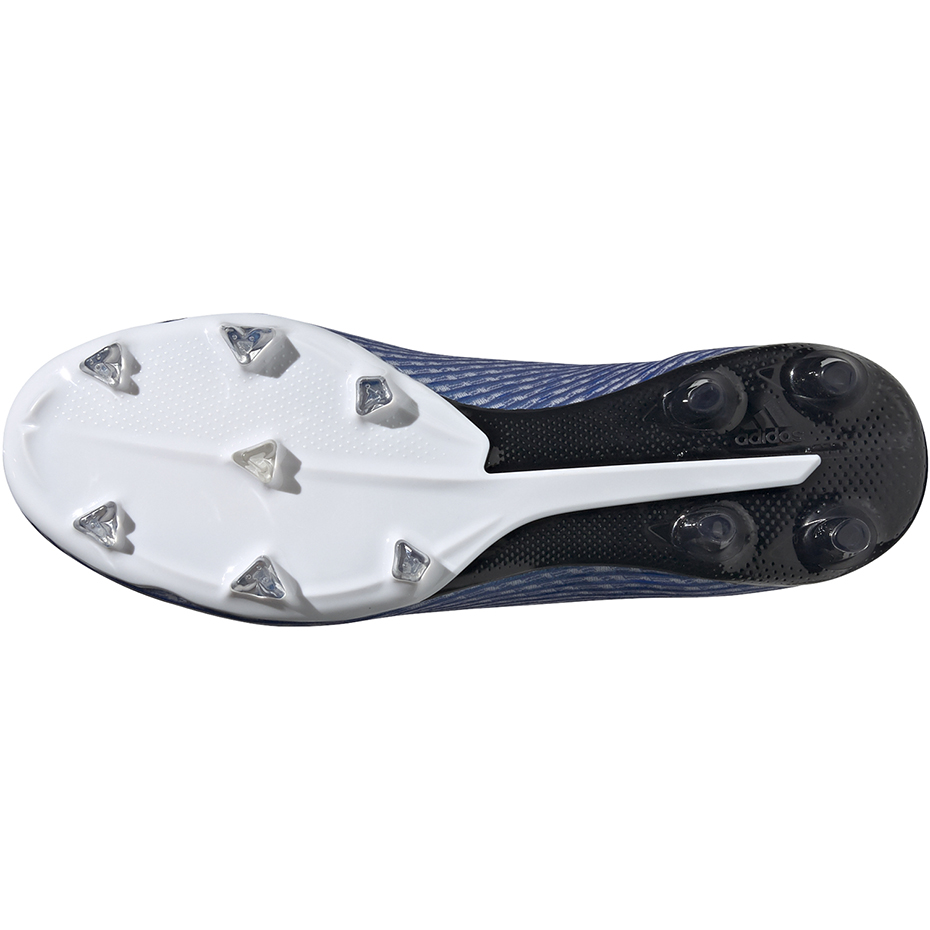 Buty piłkarskie adidas X 19.2 FG niebieskie EG7128 - obrazek 7
