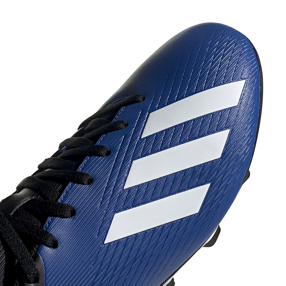 Buty piłkarskie adidas X 19.4 FxG niebieskie EF1698 - obrazek 4