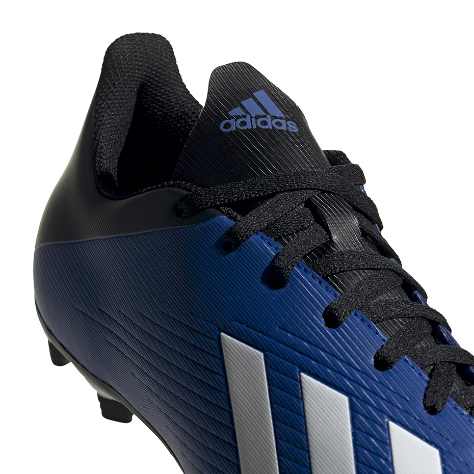 Buty piłkarskie adidas X 19.4 FxG niebieskie EF1698 - obrazek 5