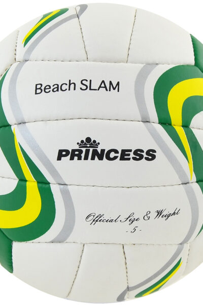 PIŁKA SIATKOWA PLAŻOWA SMJ PRINCESS SLAM biało/zielona roz 5
