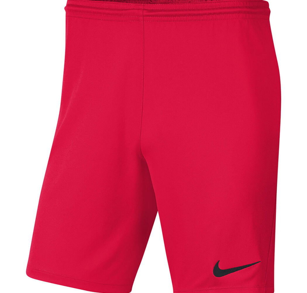 Spodenki dla dzieci Nike Dry Park III NB K jasnoczerwone BV6865 635