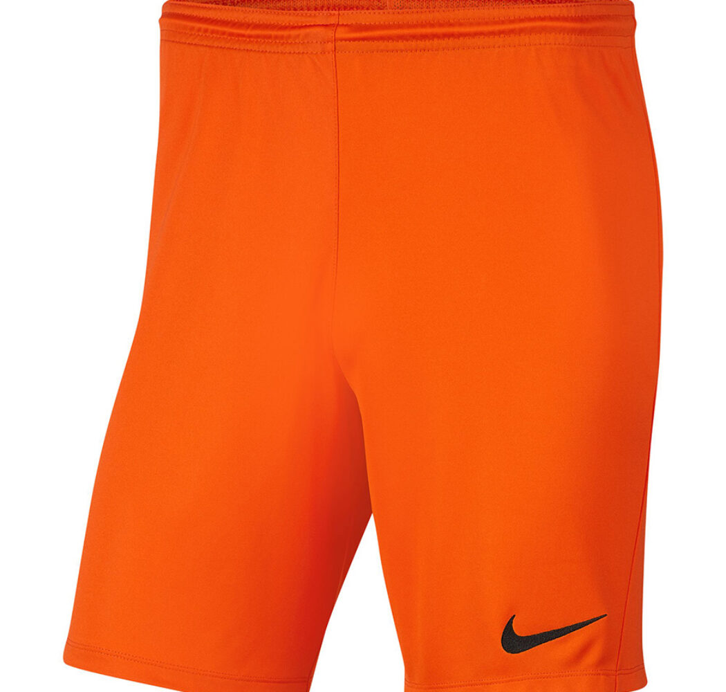 Spodenki dla dzieci Nike Dry Park III NB K pomarańczowe BV6865 819