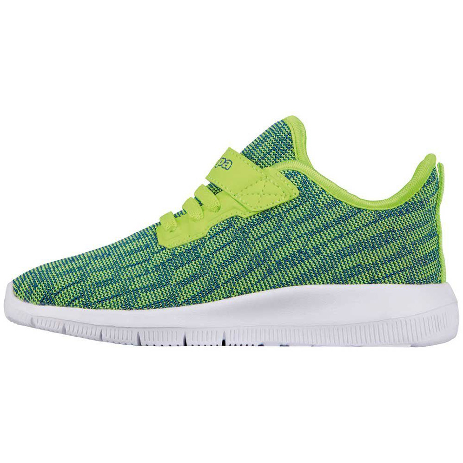 Buty dla dzieci Kappa Gizeh limonkowo-niebieskie 260597K 3360 - obrazek 3