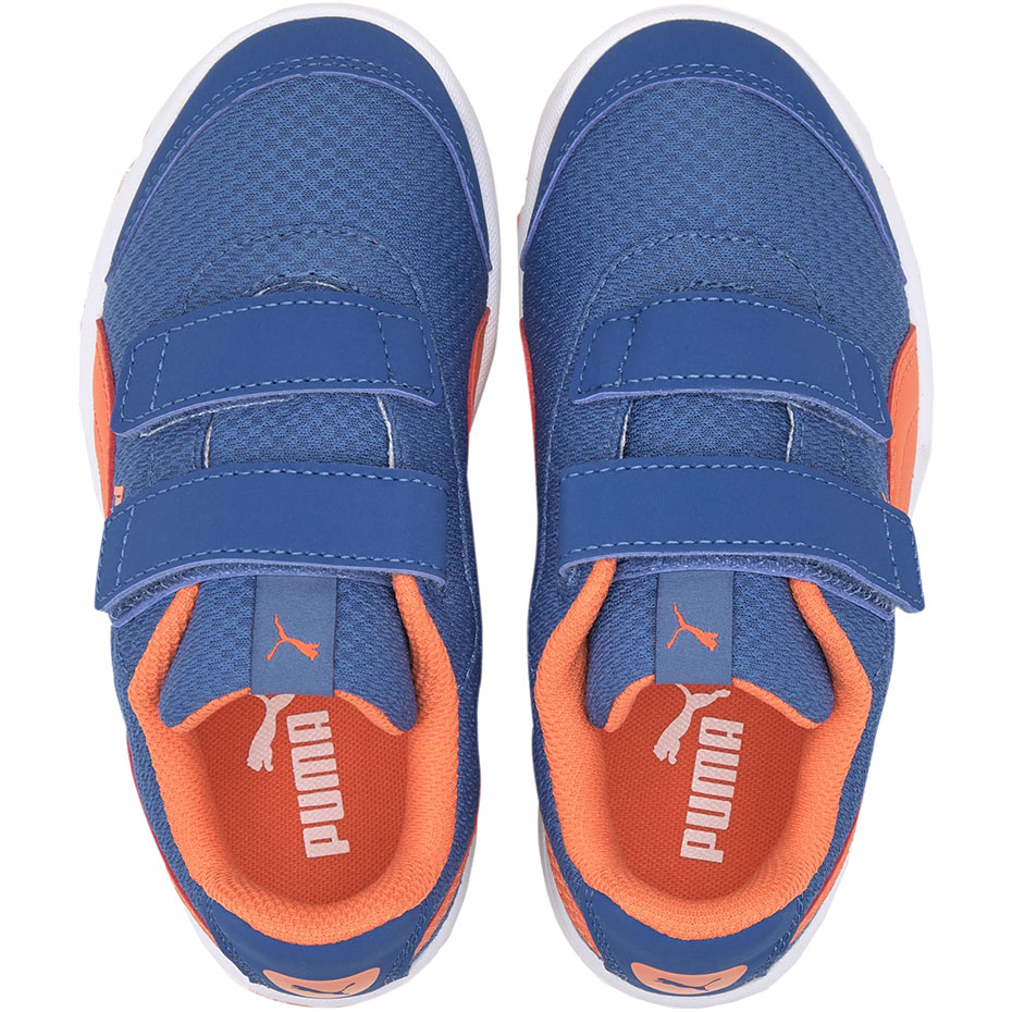 Buty dla dzieci Puma Stepfleex 2 Mesh VE V PS niebiesko-pomarańczowe 192524 09 - obrazek 2
