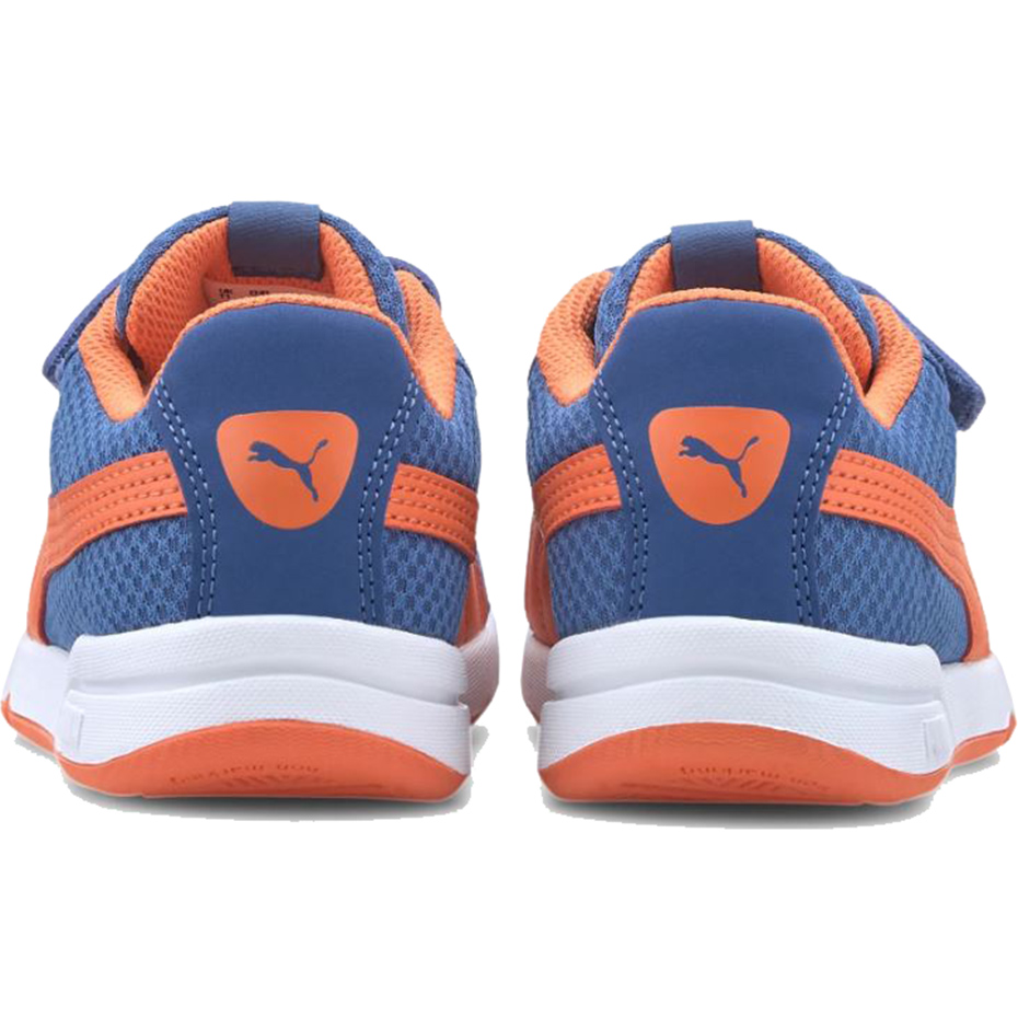 Buty dla dzieci Puma Stepfleex 2 Mesh VE V PS niebiesko-pomarańczowe 192524 09 - obrazek 5