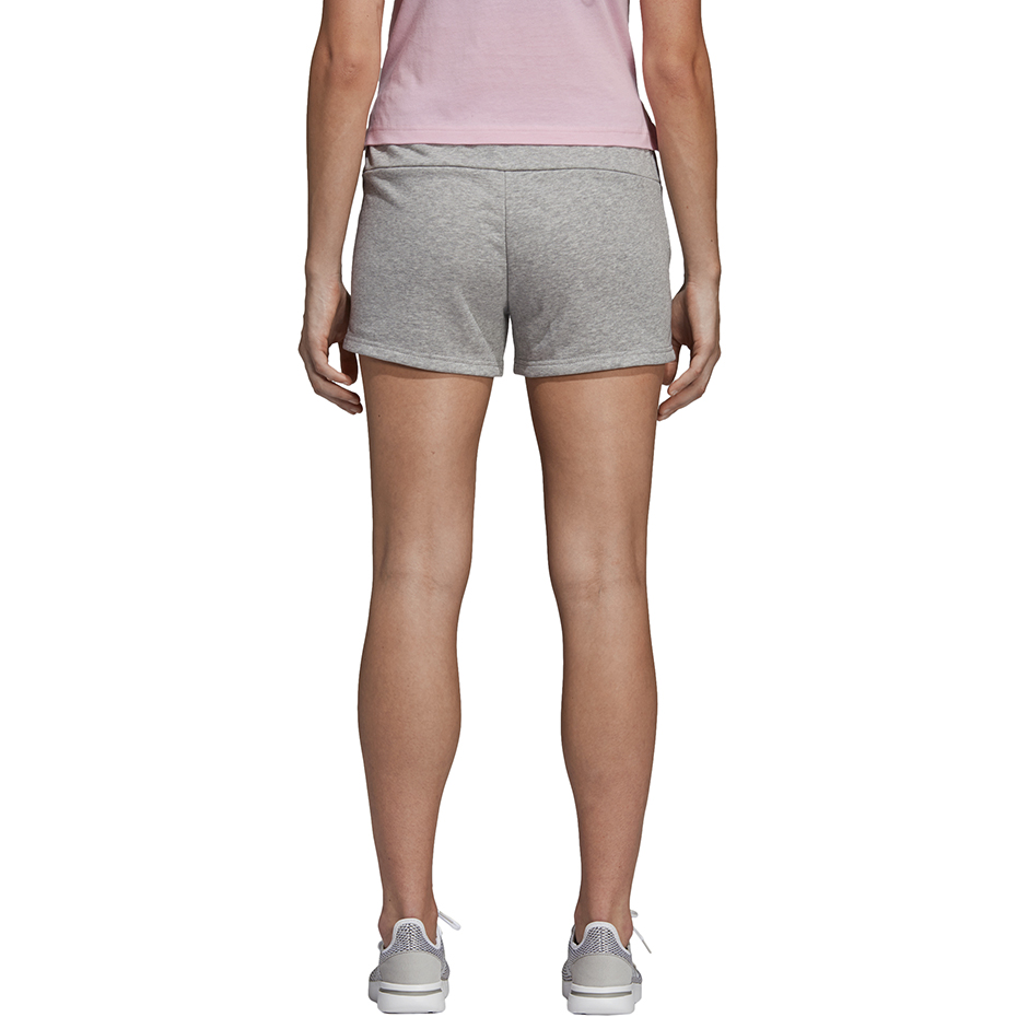 Spodenki damskie adidas Essentials Solid szare DU0675 - obrazek 5