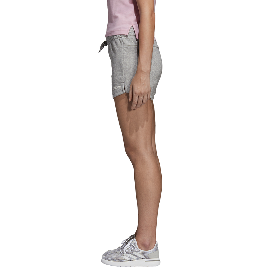 Spodenki damskie adidas Essentials Solid szare DU0675 - obrazek 6