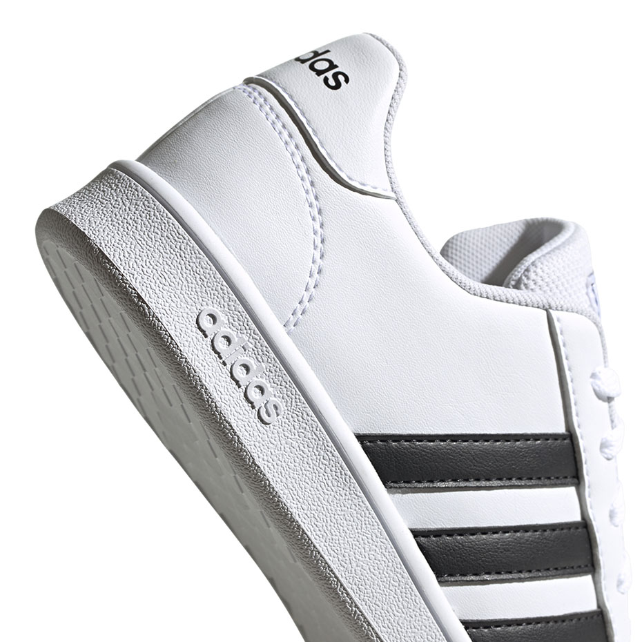Buty dla dzieci adidas Grand Court K biało-czarne EF0103 - obrazek 4