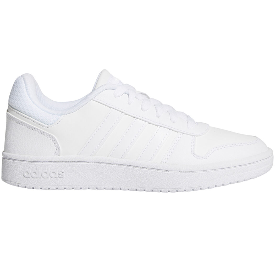 Buty dla dzieci adidas Hoops 2.0 K białe F35891