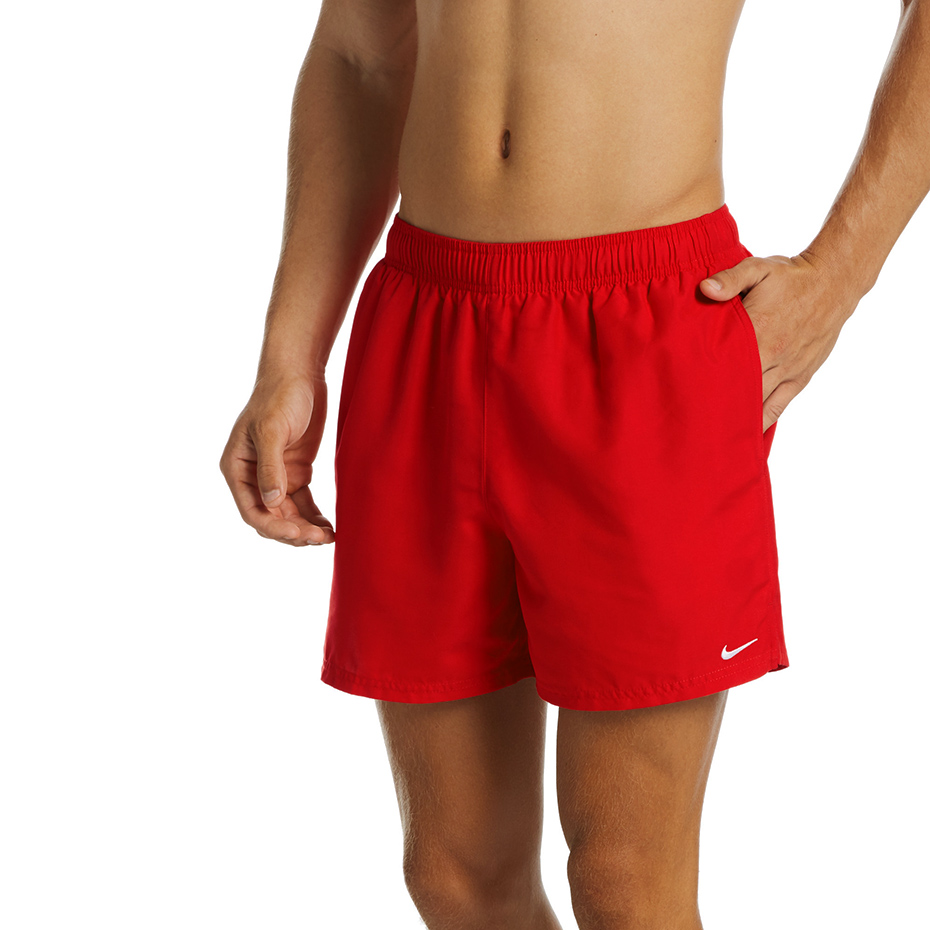 Spodenki kąpielowe męskie Nike Volley Short czerwone NESSA560 614 - obrazek 3