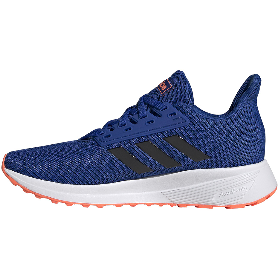 Buty dla dzieci adidas Duramo 9 K granatowo-pomarańczowe EG7906 - obrazek 3