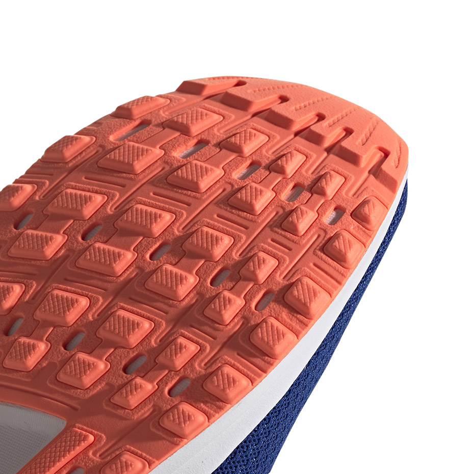 Buty dla dzieci adidas Duramo 9 K granatowo-pomarańczowe EG7906 - obrazek 6