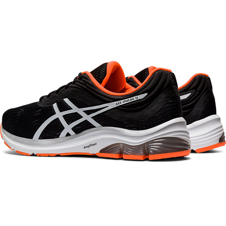 Buty męskie do biegania Asics Gel Pulse 11 czarno-pomarańczowe 1011A550 003 - obrazek 3