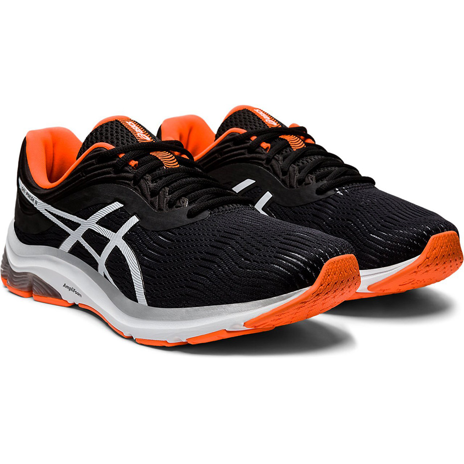 Buty męskie do biegania Asics Gel Pulse 11 czarno-pomarańczowe 1011A550 003 - obrazek 6