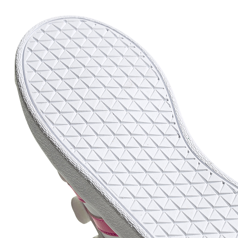 Buty dla dzieci adidas VL Court 2.0 CMF C biało-różowe EG3880 - obrazek 6