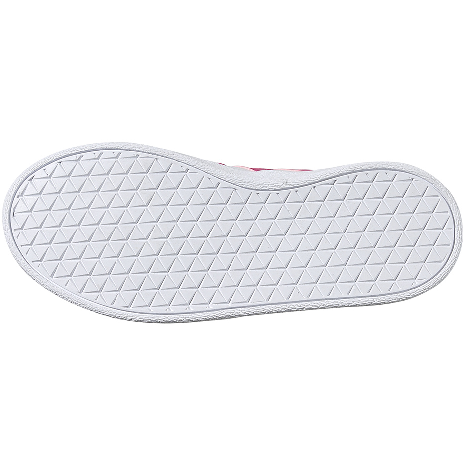 Buty dla dzieci adidas VL Court 2.0 CMF C biało-różowe EG3880 - obrazek 7
