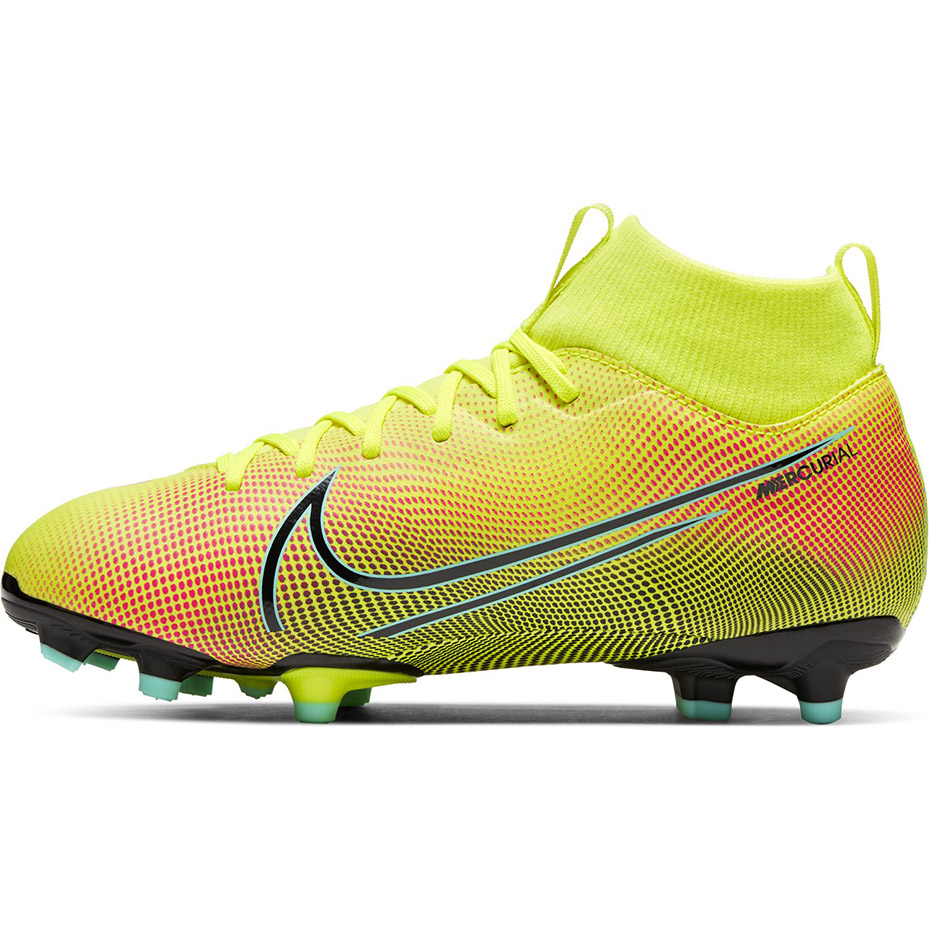 Buty piłkarskie Nike Mercurial Superfly 7 Academy MDS FG/MG JUNIOR BQ5409 703 - obrazek 3