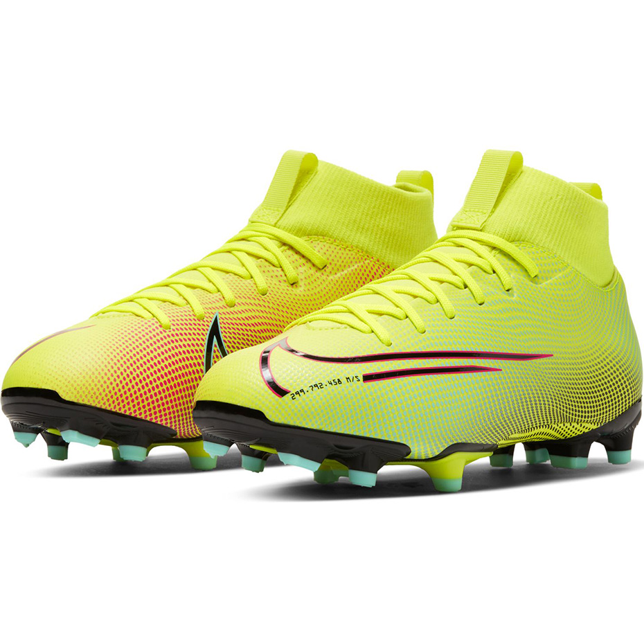 Buty piłkarskie Nike Mercurial Superfly 7 Academy MDS FG/MG JUNIOR BQ5409 703 - obrazek 4