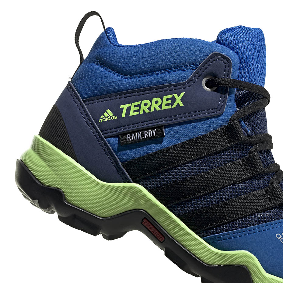 Buty dla dzieci adidas Terrex AX2R MID R.RDY K niebiesko-granatowe EF2246 - obrazek 5