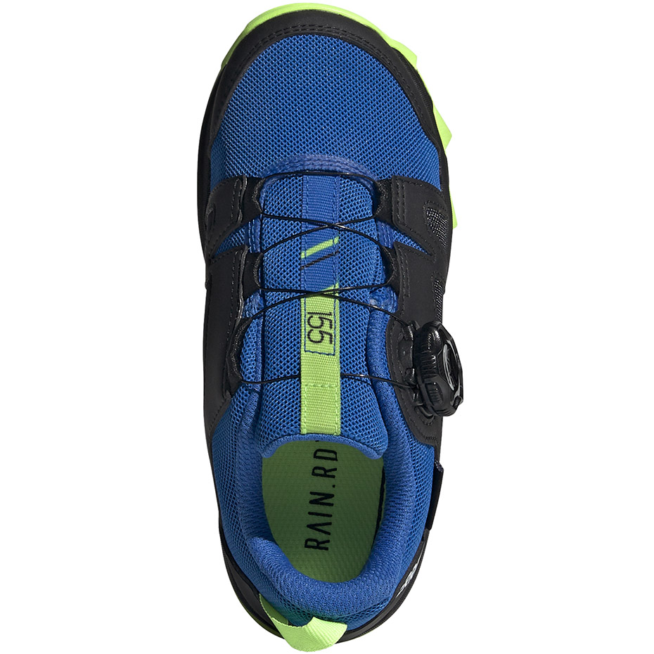 Buty dla dzieci adidas Terrex Agravic Boa niebiesko-czarno-limonkowe EH2686 - obrazek 2