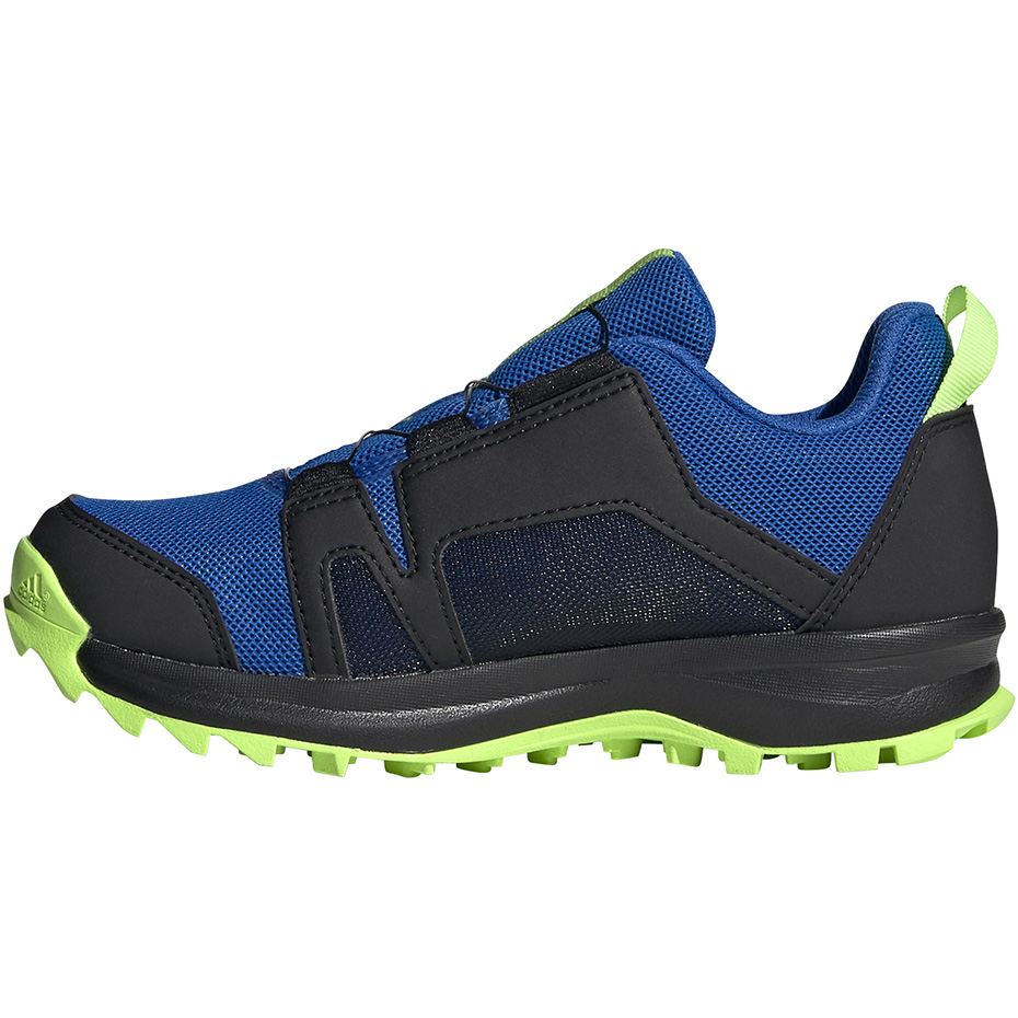 Buty dla dzieci adidas Terrex Agravic Boa niebiesko-czarno-limonkowe EH2686 - obrazek 3