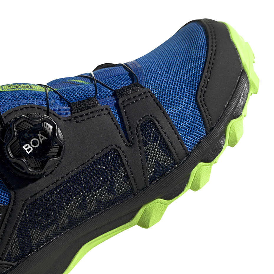 Buty dla dzieci adidas Terrex Agravic Boa niebiesko-czarno-limonkowe EH2686 - obrazek 4