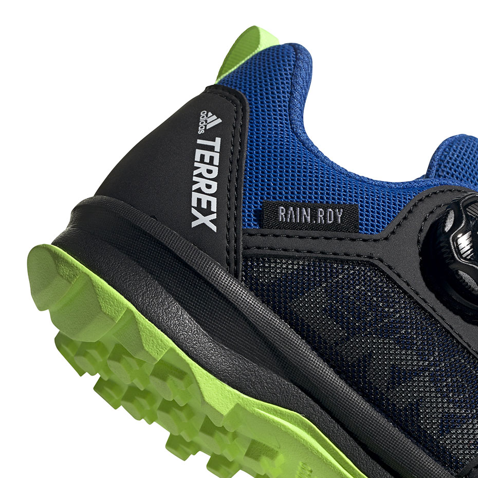 Buty dla dzieci adidas Terrex Agravic Boa niebiesko-czarno-limonkowe EH2686 - obrazek 5