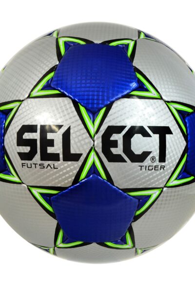 PIŁKA NOŻNA SELECT FUTSAL TIGER srebrno/granatowa 11662