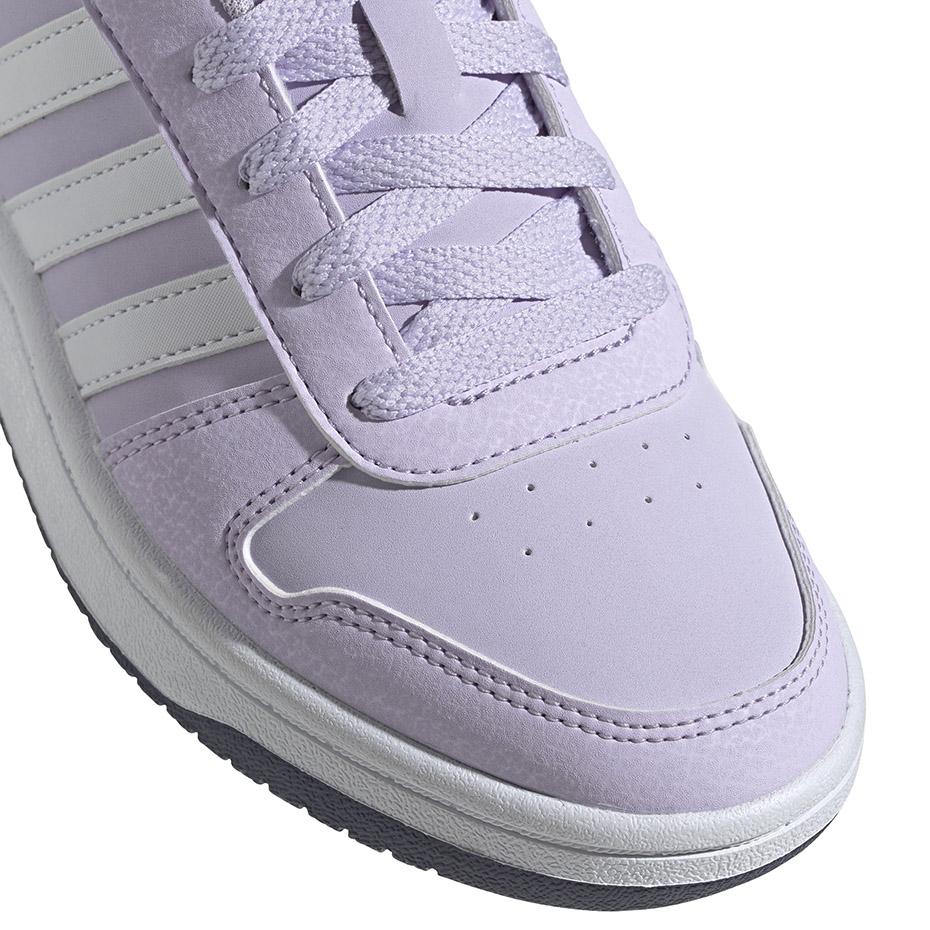 Buty dla dzieci adidas Hoops 2.0 K jasnofioletowe EG9075 - obrazek 3