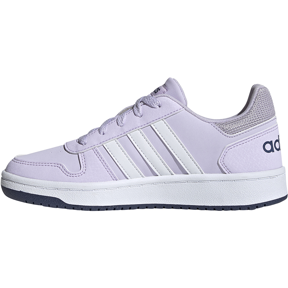 Buty dla dzieci adidas Hoops 2.0 K jasnofioletowe EG9075 - obrazek 4