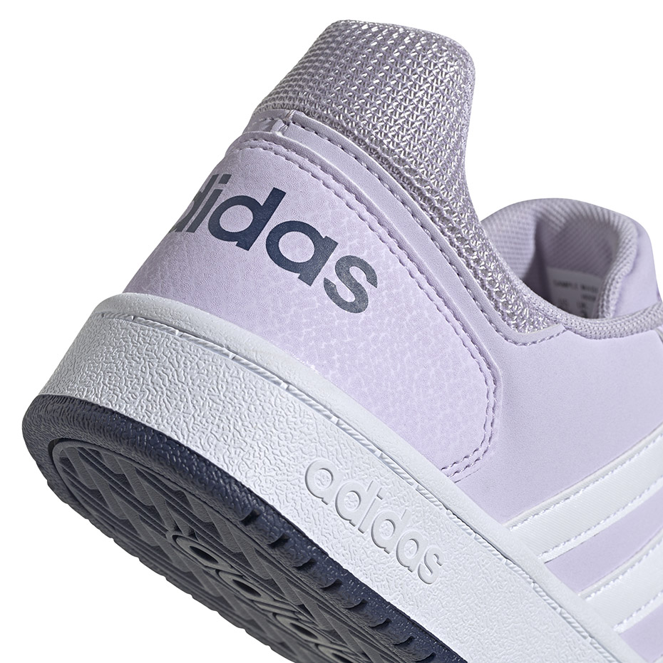 Buty dla dzieci adidas Hoops 2.0 K jasnofioletowe EG9075 - obrazek 5