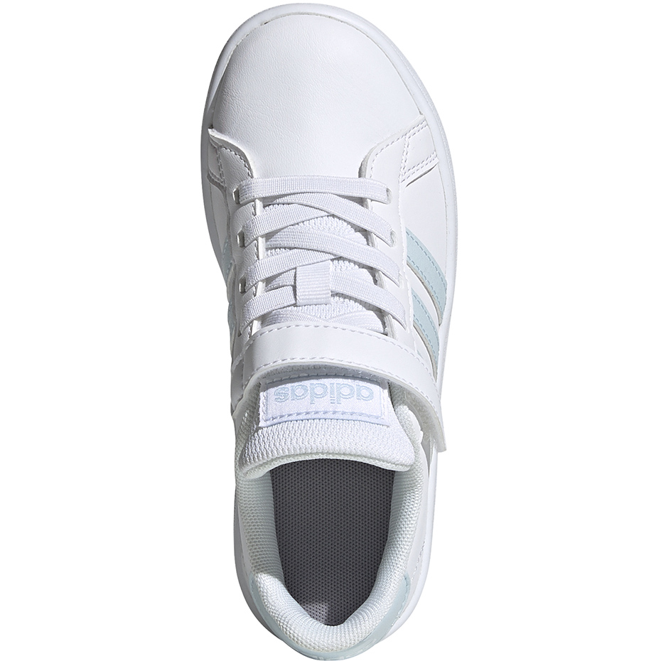 Buty dla dzieci adidas Grand Court C biało-niebieskie EG6738 - obrazek 2