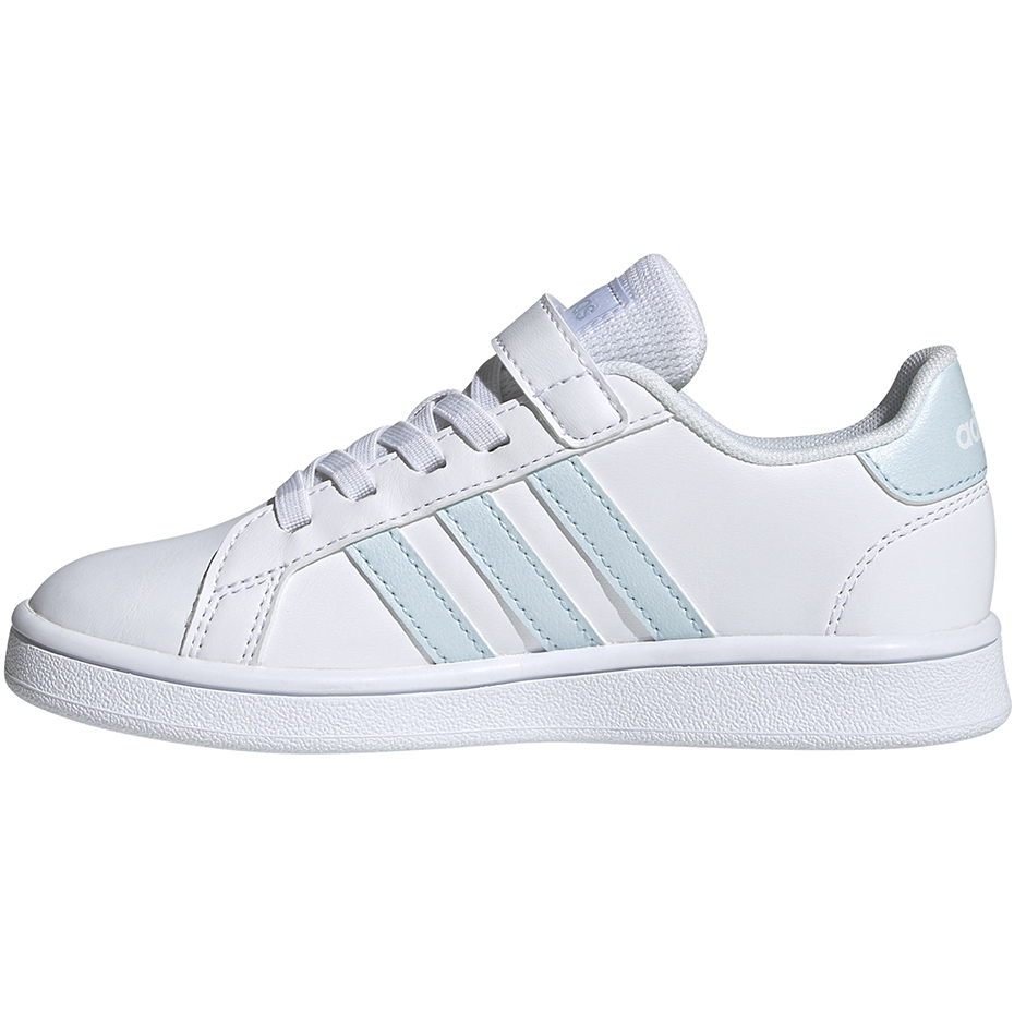 Buty dla dzieci adidas Grand Court C biało-niebieskie EG6738 - obrazek 3