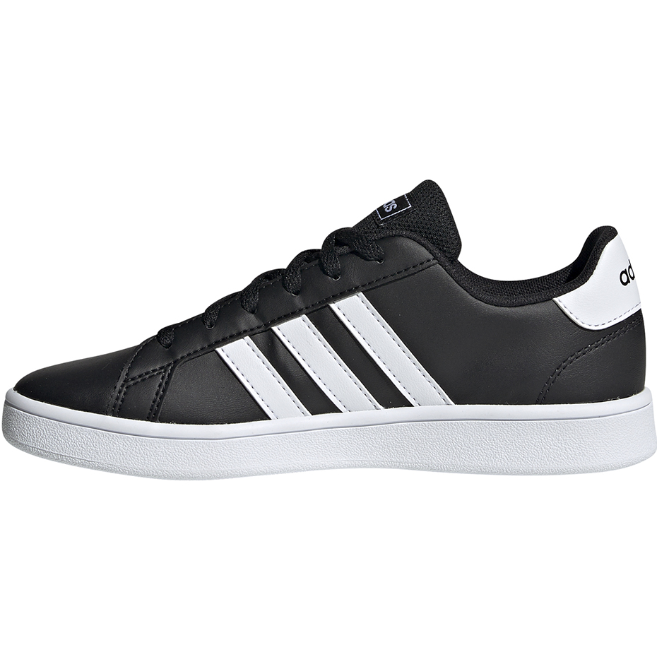 Buty dla dzieci adidas Grand Court K czarno-białe EF0102 - obrazek 3