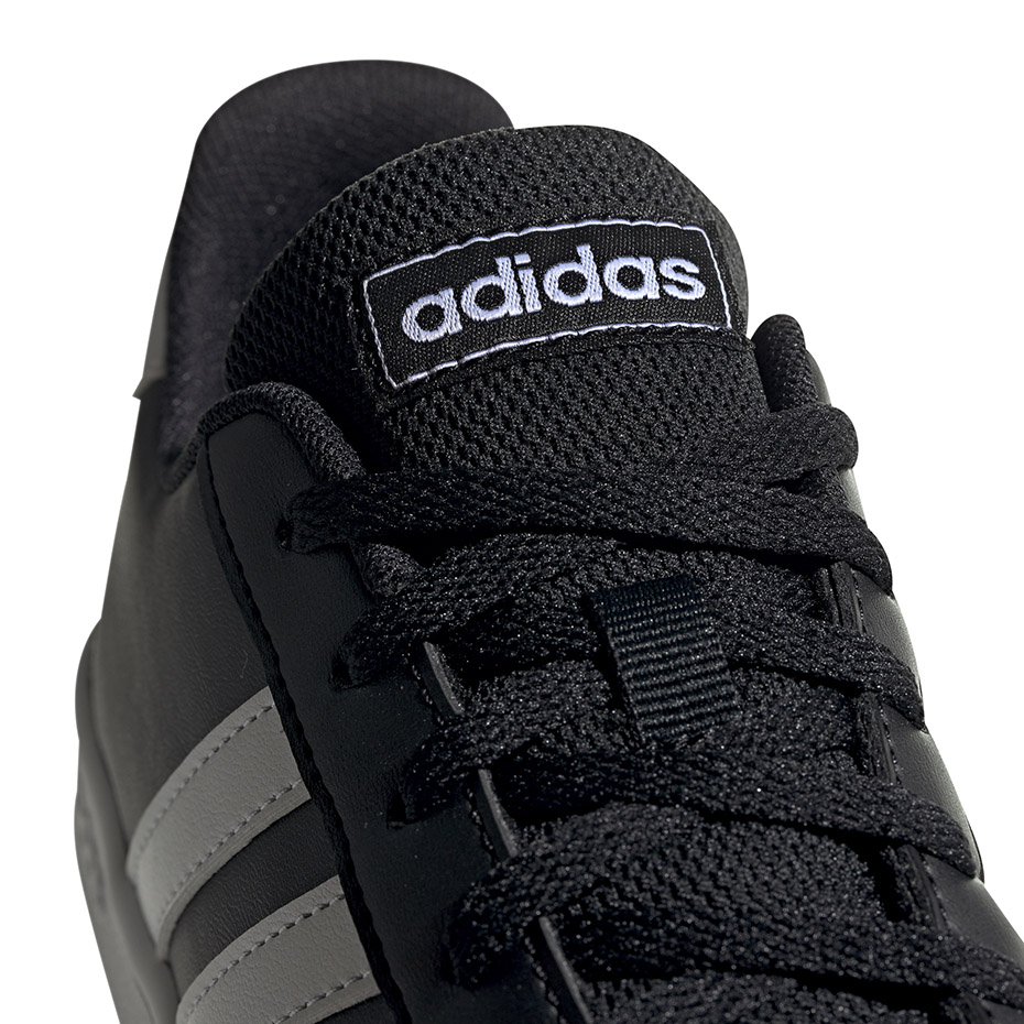Buty dla dzieci adidas Grand Court K czarno-białe EF0102 - obrazek 4