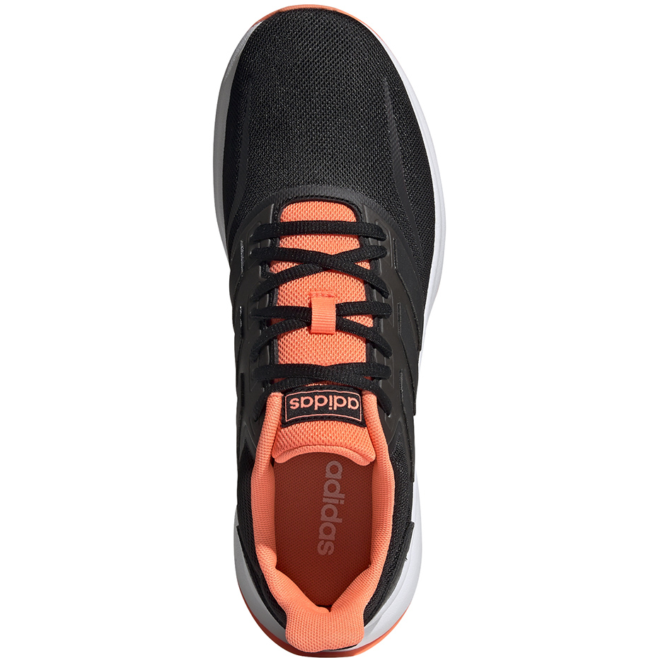 Buty męskie adidas Runfalcon czarno-pomarańczowe EG8609 - obrazek 2