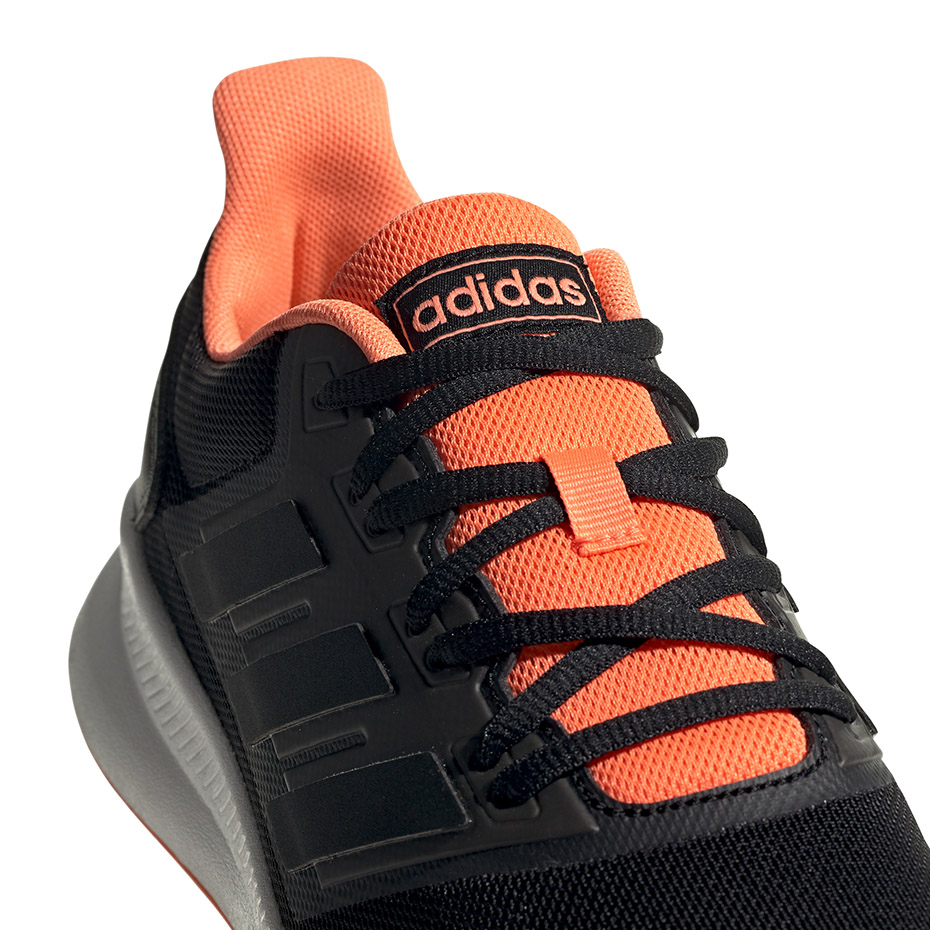 Buty męskie adidas Runfalcon czarno-pomarańczowe EG8609 - obrazek 4