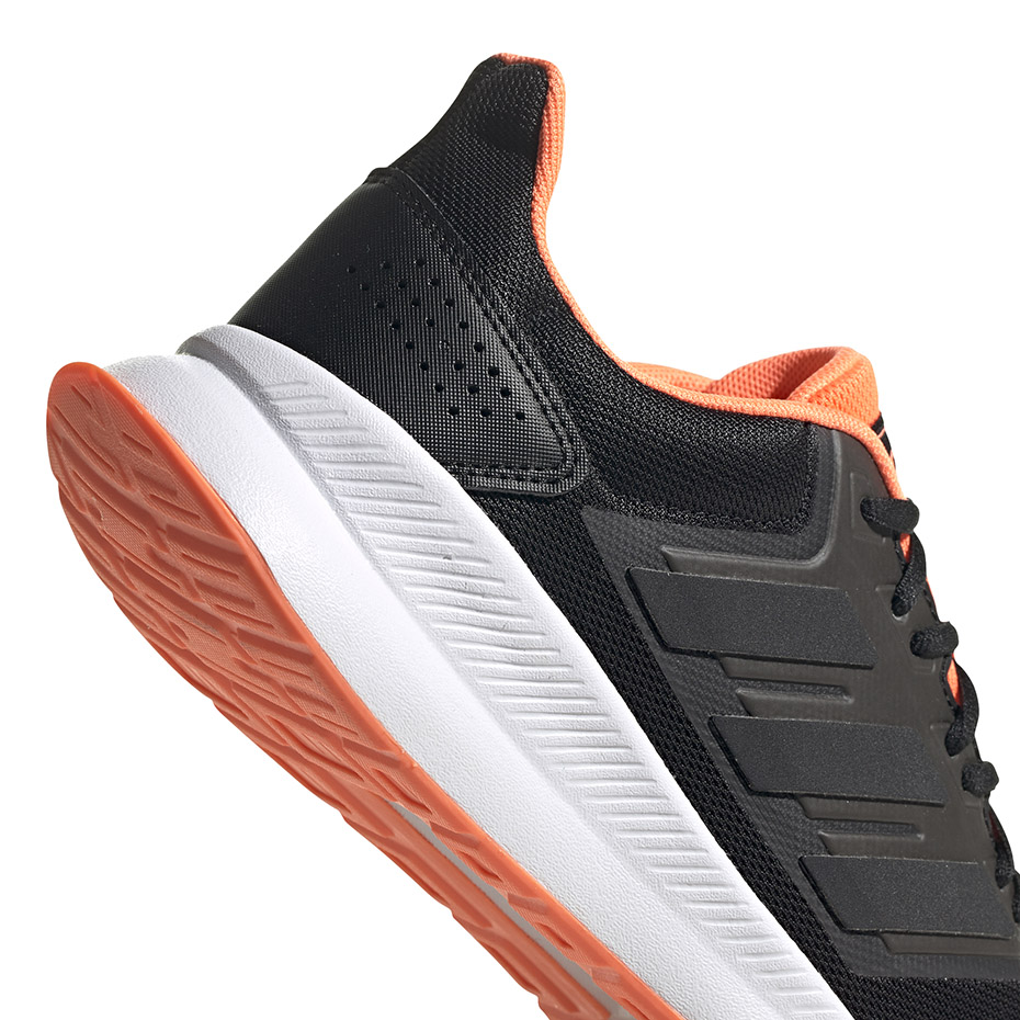 Buty męskie adidas Runfalcon czarno-pomarańczowe EG8609 - obrazek 5