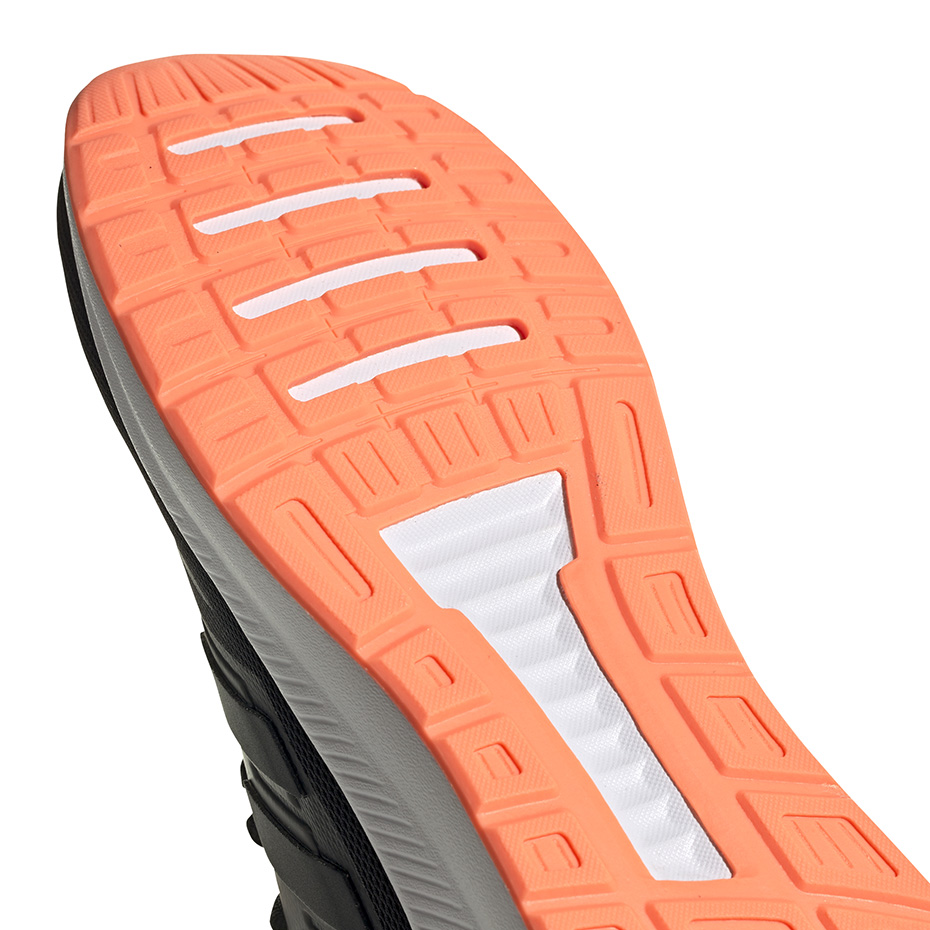 Buty męskie adidas Runfalcon czarno-pomarańczowe EG8609 - obrazek 6